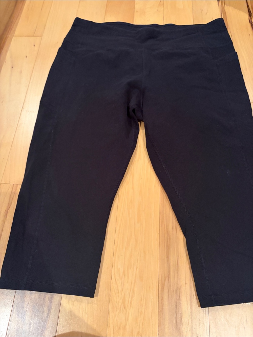 Athletic Works Black Leggings Cropping